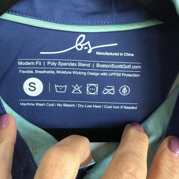 Boston Scott Golf Polo shirt • NWT • Men’s small - Picture 2 of 5